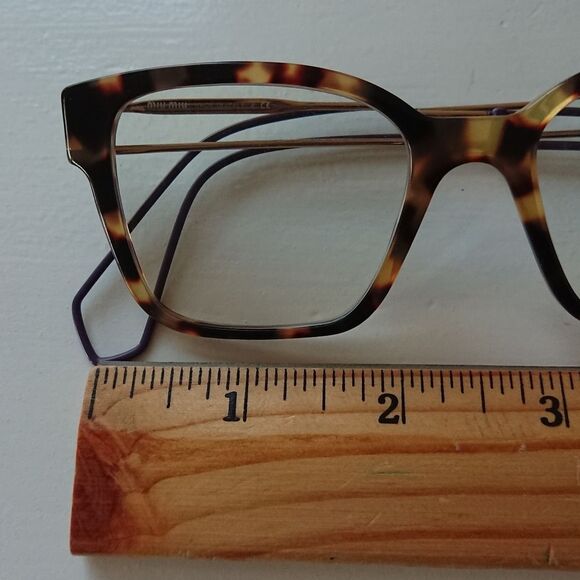 MIU MIU Tortoise EYEGLASSES VMU 02P - frame Only - Picture 12 of 13